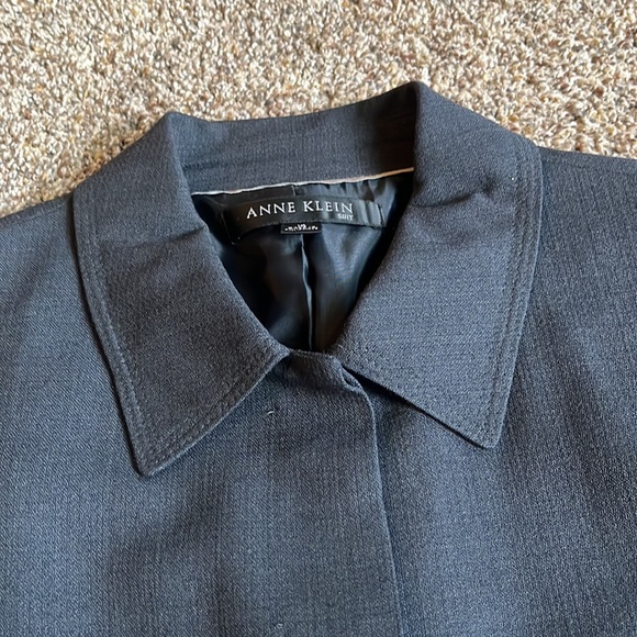 Anne Klein suit blazer dark gray sz 14 - Picture 5 of 10